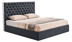 Кровать с большим изголовьем ES-13986