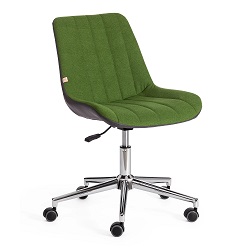 Офисное кресло, цвет комбинированный: зеленый/металлик.