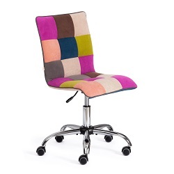 Офисное кресло без подлокотников, цвет: многоцветный.