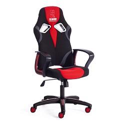 Кресло компьютерное. Цвет комбинированный: черный/красный.