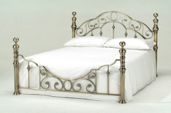 Двухместная кровать с декоративной ковкой MK-3066