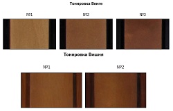 Цветовая гамма изделий из сосны. 