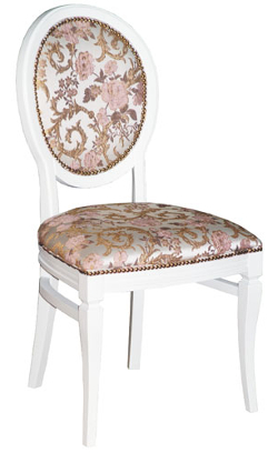 Мягкий стул для гостиной. Цвет: дерево - 1, ткань - 163.