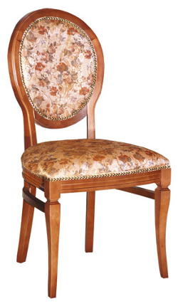 Мягкий стул для гостиной. Цвет: дерево - 11, ткань - 36(1).