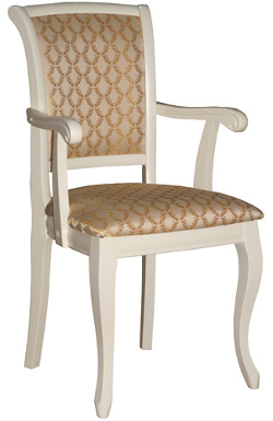 Мягкий стул-кресло. Цвет: дерево - 23, ткань - 132.