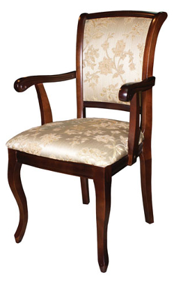 Мягкий стул-кресло. Цвет: дерево - 9, ткань - 94.