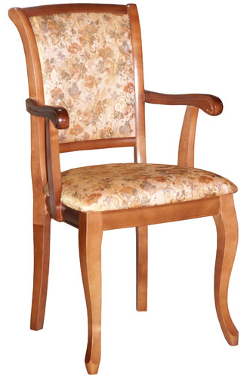 Мягкий стул-кресло. Цвет: дерево - 11, ткань - 36(1).