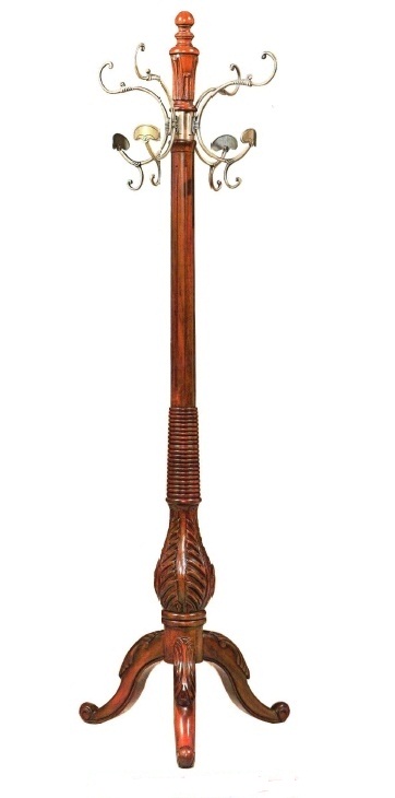Напольная вешалка из дерева MK-3187(S-12 (Walnut); S-13 (Walnut ...