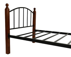 Односпальная металлическая кровать