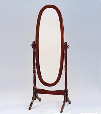Овальное напольное зеркало 