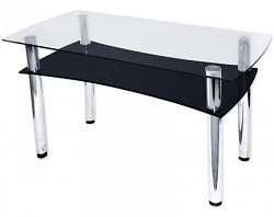 Стеклянный обеденный стол STL-71390