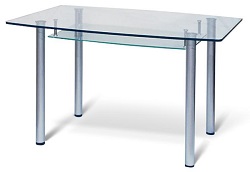 Прямоугольный стеклянный стол STL-71396