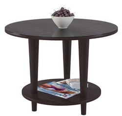 Стол для журналов с приклеенным цветным  стеклом. Размер: 60*60 см, высота 50 см. Цвет: венге/черное стекло.