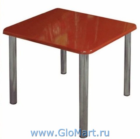 Стол обеденный квадратный Верзалит-04
Подстолье: 4 ножки. Покрытие ножек стола: хром.