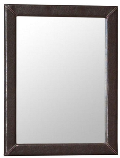 Зеркало в кожаной раме RB-3096 - купить в Москве, GloMart.ru