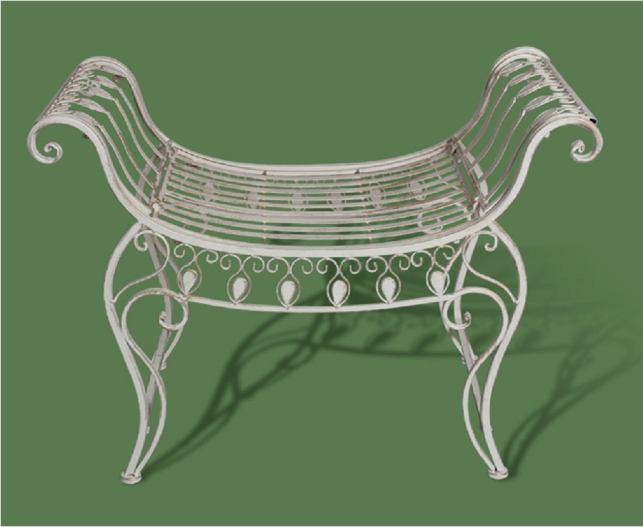 Банкетка металлическая кованая SDL-7555 - купить в Москве, GloMart.ru