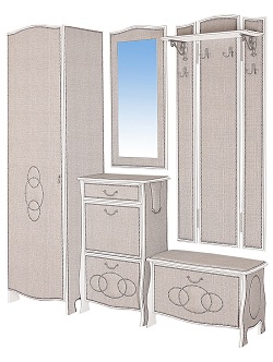 Прихожая серая