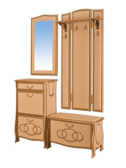 Прихожая золото