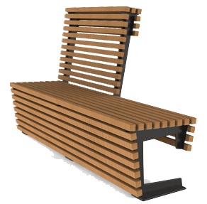 Дизайнерская скамейка для сада ST-9374