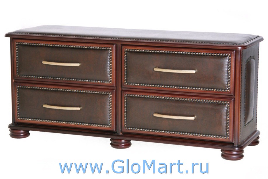 Скамья банкетка с ящиками KV-2166 - купить в Москве, GloMart.ru
