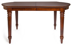 Обеденный стол из массива дерева,цвет: мерло, темно-коричневый