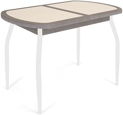 Раскладной овальный стол с плиткой KB-4066