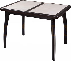Обеденный раскладной стол из МДФ и керамической плитки
