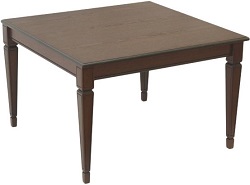 Журнальный столик из дерева, цвет: темно-коричневый.