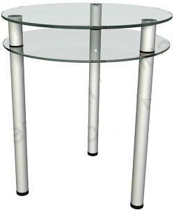 Круглый стеклянный стол STL-3678