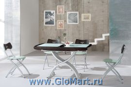 Прямоугольный раздвижной стол-трансформер