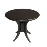 стол обеденный деревянный круглый. Цвет венге