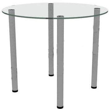 Стеклянный круглый столик STL-71415