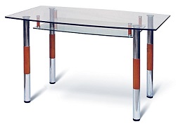 Стеклянный обеденный стол STL-71406