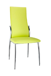 стул на металлокаркасе зеленый