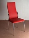 стулья на металлокаркасе,красный цвет 