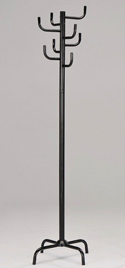 Вешалка напольная металлическая. Цвет чёрный