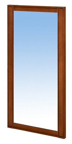 Зеркало настенное прямоугольное в деревяной раме